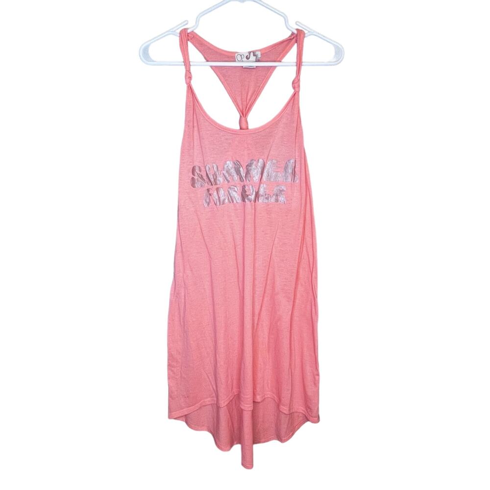 Y2k 1995 Summer Forever Twist Tie Shoulder Swimsuit Cover Up Large 11-13